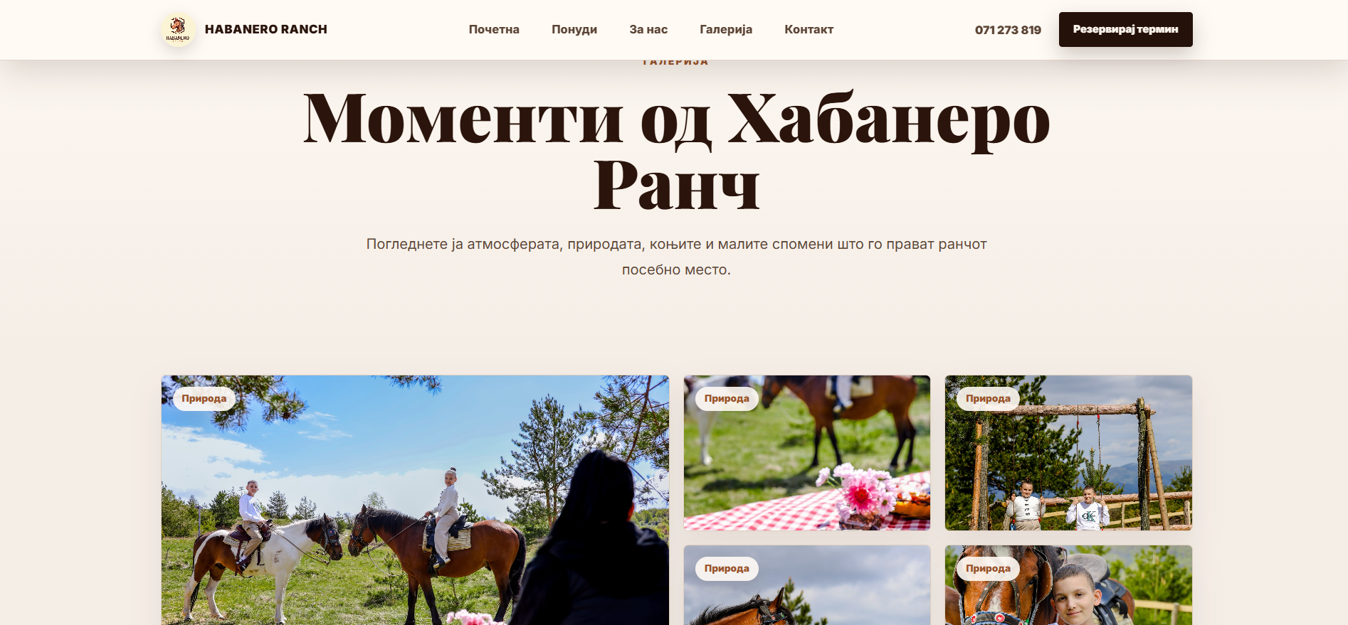 Habanero Ranch: Responsive visual gallery presenting authentic ranch, landscape, horse, and visitor photography.